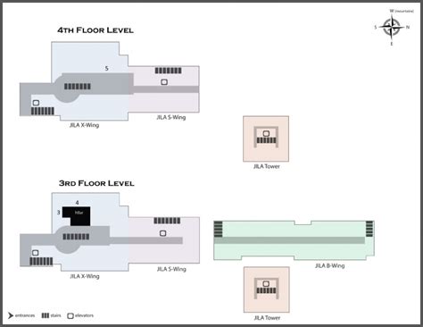jila map  floors    jila physics frontier center
