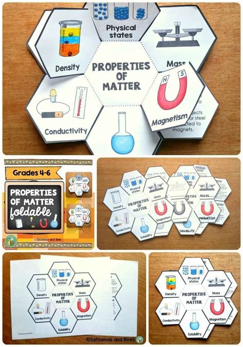 Properties Of Matter Interactive Science Notebook Foldable Education