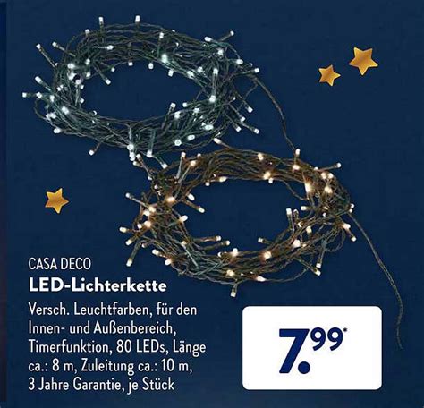 Casa Deco Led Lichterkette Angebot Bei ALDI Sud