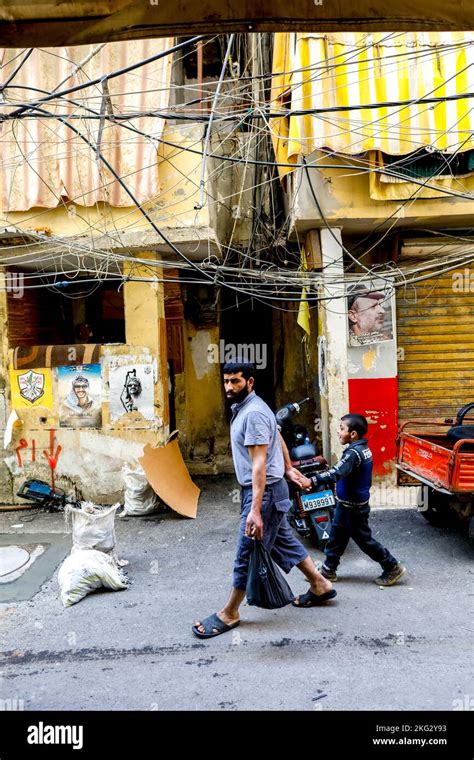 Shatila refugee camp, Beirut, Lebanon Stock Photo - Alamy