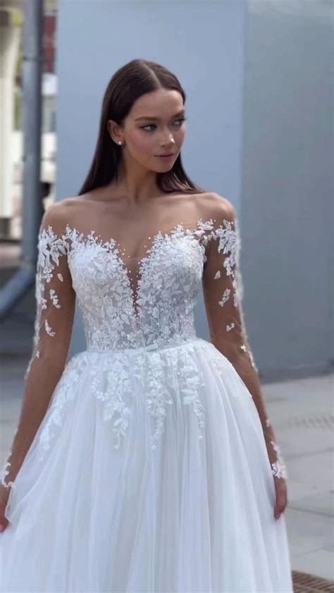 Pin By Jewel 💎💎💎 On Pins By You Sheer Wedding Dress Different