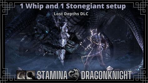 Stamina Dragonknight Pve K Dps Lost Depths Dlc Eso Youtube