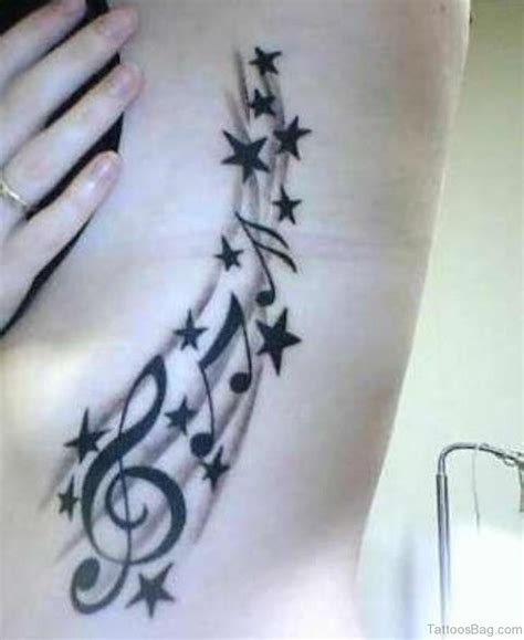 50 Wonderful Star Tattoos On Rib