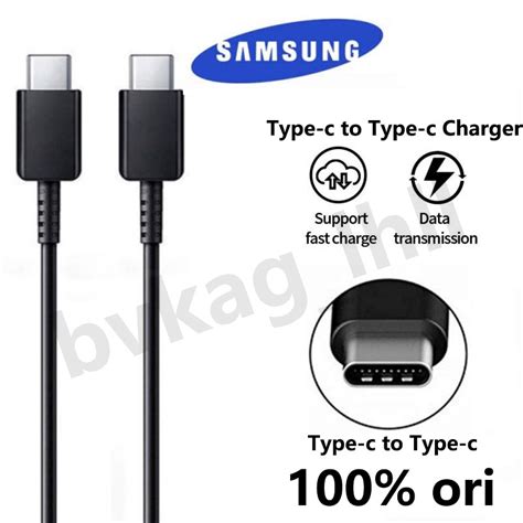 Jual Kabel Data Samsung Tipe C To Tipe C Ori Fastcharging Original 100