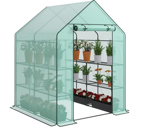 Мини теплица садовая с полками Homart FG-247 143х143х195 см (9761 ...