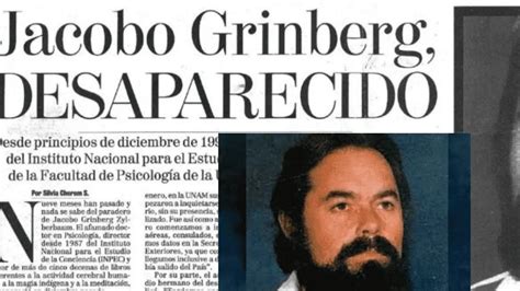 Jacobo Grinberg Cient Fico Mexicano Al Que Desapareci La Cia