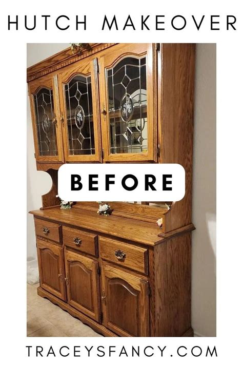 How To Transform Your Old China Hutch With A Gorgeous Water Washed