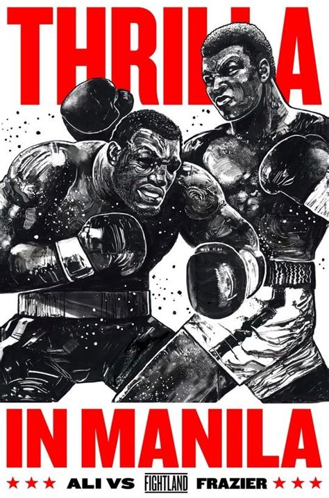 Thrilla An Art Print By Gian Galang In Box Art Boxing Posters