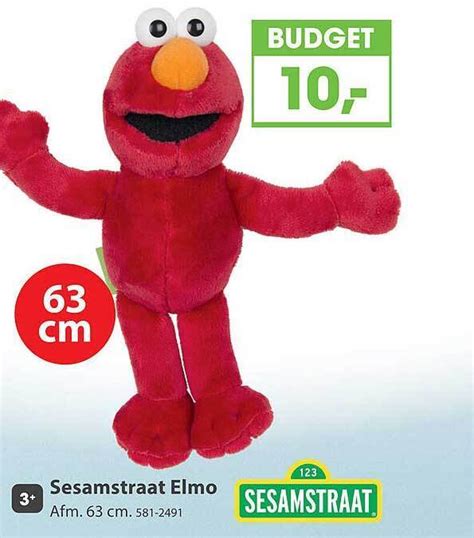 Sesamstraat Elmo Aanbieding Bij Top1Toys