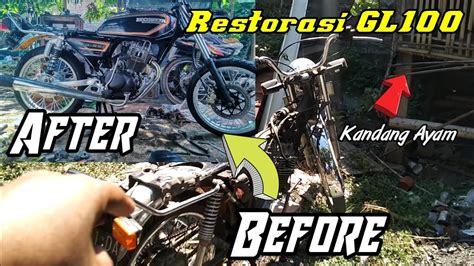 Restorasi Honda Gl Istimewa Youtube