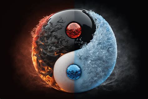 Ice and fire fusion yin and yang