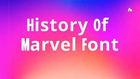 Marvel Font - Fonts Studio