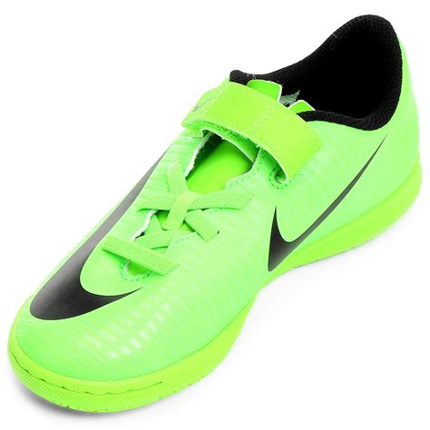 Chuteira Futsal Infantil Nike Mercurial Vortex 3 Ic Verde Limão