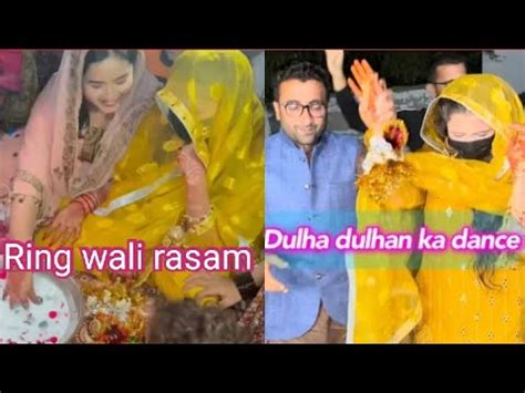 Ring Dhundne Wali Rasam Dulha Dulhan Ka Dance Sitara Yaseen Vlog