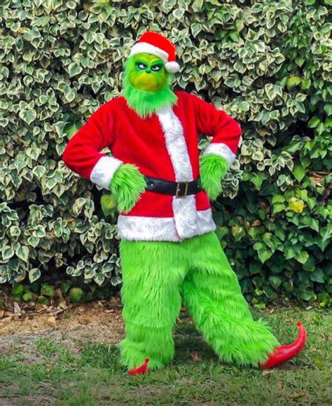 Grinch Santa Costume. Christmas. Halloween. - Etsy