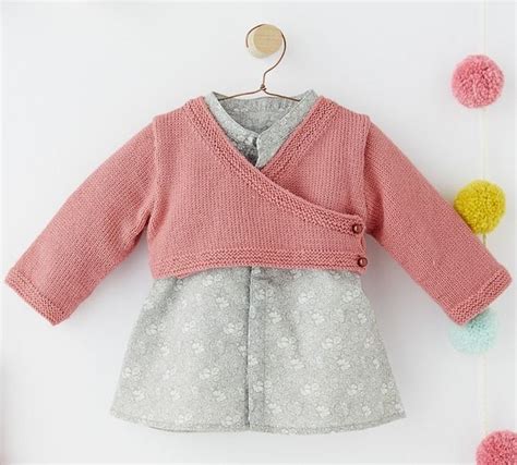 Болеро на двух пуговицах. - Страна Мам | Tricot gratuit layette, Modele ...