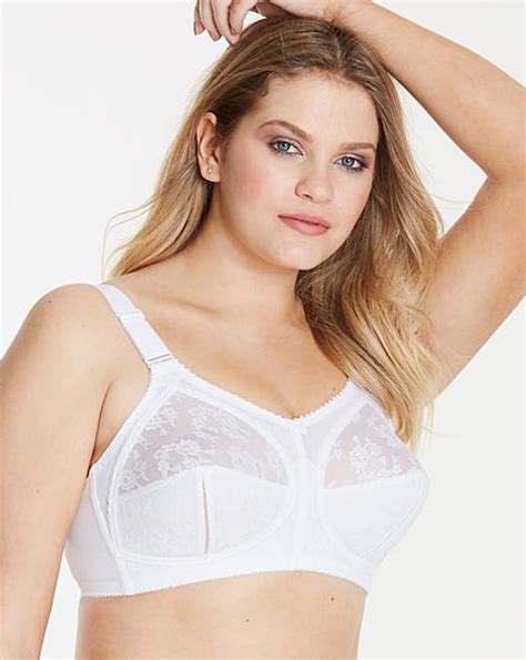 Triumph Doreen Non Wired White Bra Simply Be