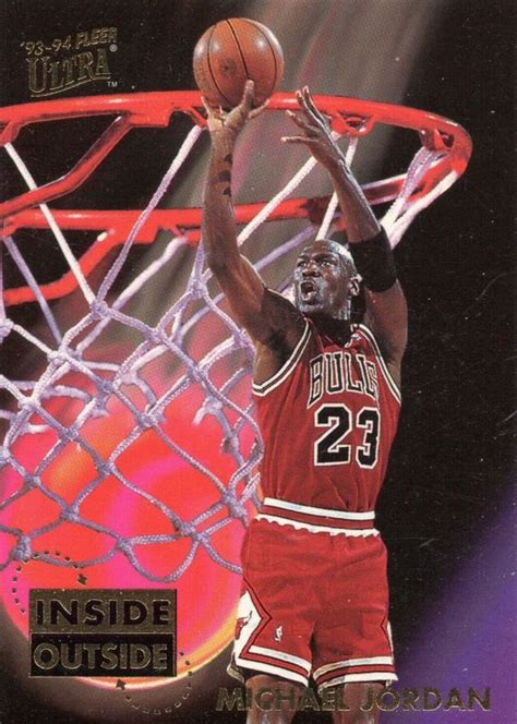 Michael Jordan 1993 Fleer Ultra 4 Inside Outside Price Guide Sports