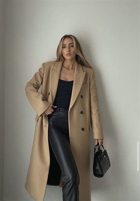 Tan Coat Outfit Winter Wool Coat Outfit Nyc Outfits High Fashion