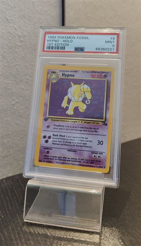 Pokemon Fossil Hypno 1st Edition PSA 9 FINN Torget