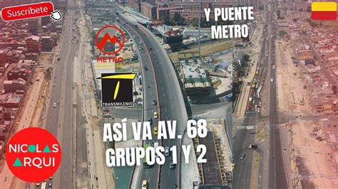 As Va Construcci N De Transmilenio Avenida Entre La Calle Sur Y