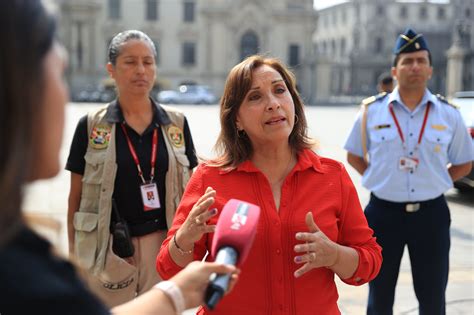 Presidenta Boluarte Elecciones Se Podrían Adelantar A Diciembre De