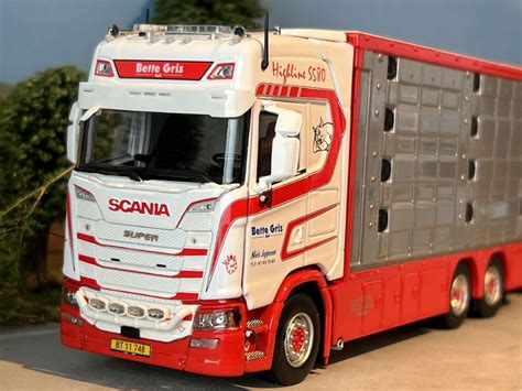 Imc Scania S High Roof Boxed Truck Met As Veetrailer Bette Gris