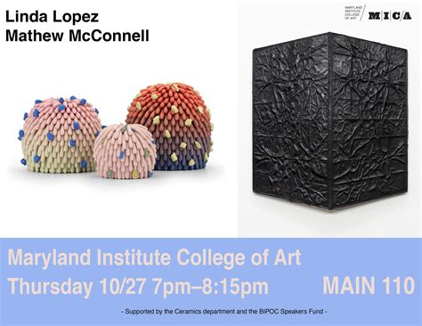 Visiting Artist Lecture Linda Lopez Mathew Mcconnell Mica