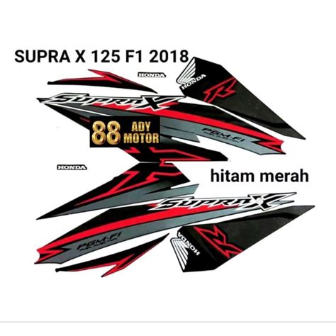 Jual Lis Body Stripping Stiker Body Honda Supra X Fi Injeksi