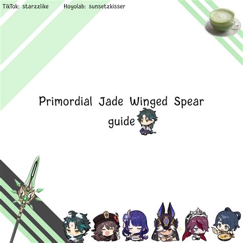 Primordial Jade Winged Spear Guide Genshin Impact HoYoLAB