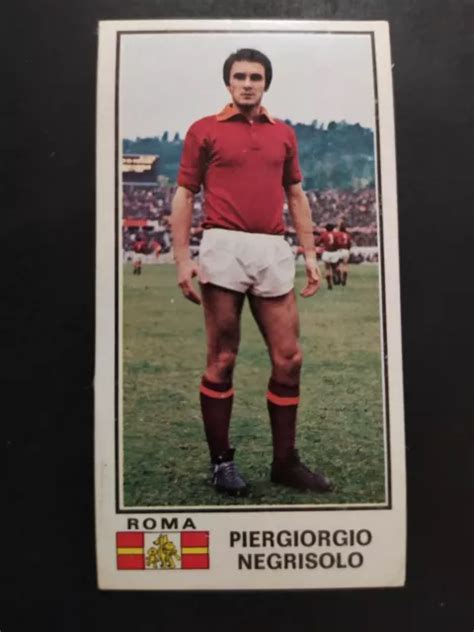 FIGURINA CALCIATORI PANINI 74 75 ROMA NEGRISOLO N 410 OTTIMA DA