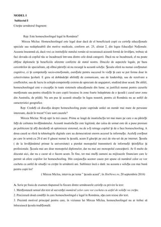 Model 1 Test Bac PDF