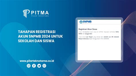 Tahapan Registrasi Akun Snpmb Untuk Sekolah Dan Siswa