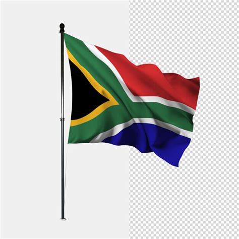 Premium PSD | South Africa flag