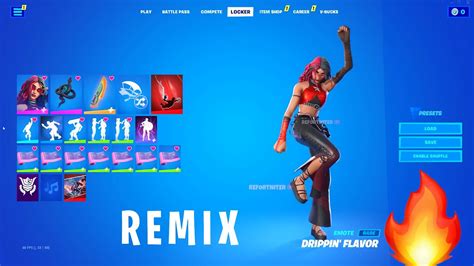 LEAKED Fortnite Drippin Flavor Remix YouTube