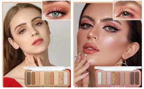 Amazon Flanoid Colors Eyeshadow Palette Matte Nude Glitter Eye