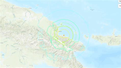 Magnitude 6 7 Earthquake Hits Papua New Guinea Usgs