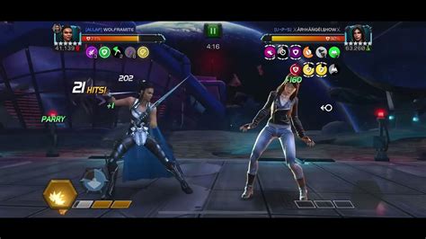 Mcoc Valkyrie Vs Jessica Jones On Node 38 House Of Mirror Ebb Flow Knockdown Right Back At It