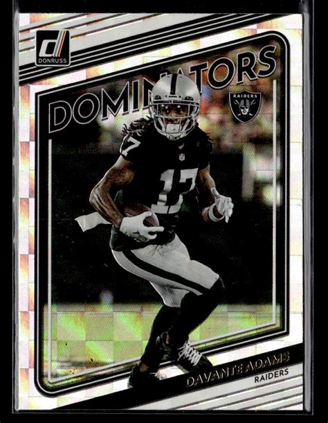 Davante Adams Panini Donruss Dominators Holo D Las Vegas