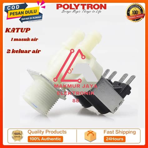 Jual Polytron Valve Masuk Air Katup Masuk Air Mesin Cuci Front