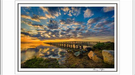 X Inch Giclee Print In Thin Black Frame Of Gray S Beach