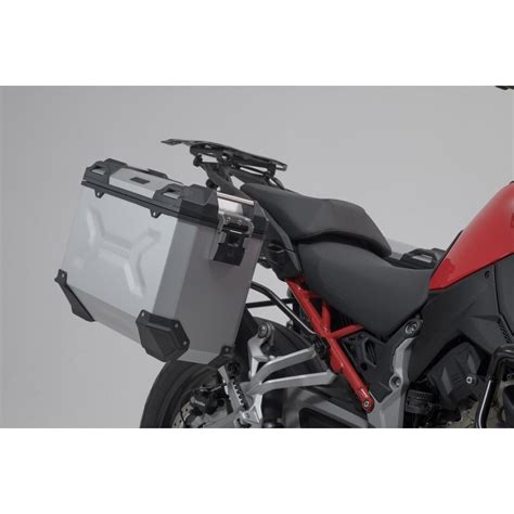 Paire De Valises En Aluminium Sw Motech Trax Adv Usa Ducati Multistrada