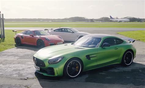 Merc AMG GT R Vs 911 GT3 RS Vs BMW M4 GTS Showdown