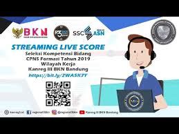 Informasi Channel Live Score Test SKB CPNS 2019