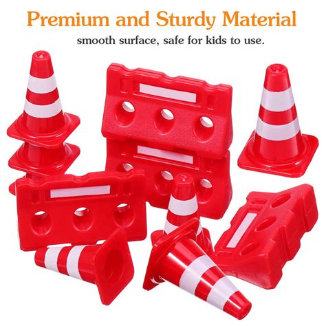 24 Pcs Kids Traffic Cones Road Parking Cone Toy Construction Cones Ebay