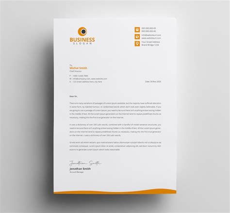 Premium Vector | Professional letterhead template