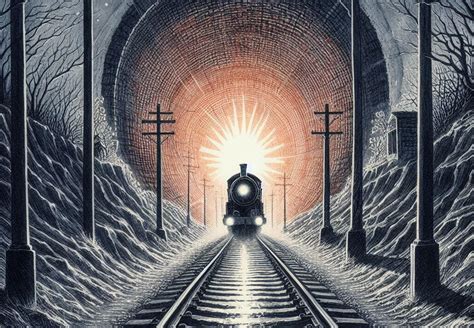 The Light at the End of the Tunnel (AI) by ClearMaxim on DeviantArt