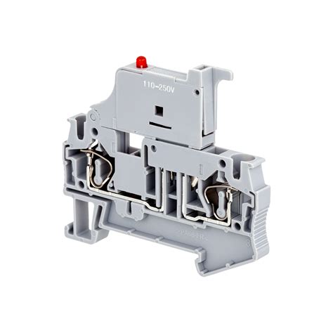 MTS-4F220 — Клемма пружинная с держателем предохранителя, 4 мм² ...