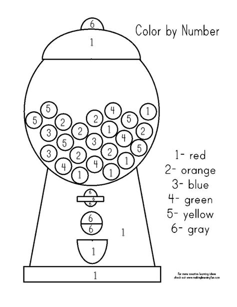 50 Gumball Machine Coloring Page Free Fareeza Crazy