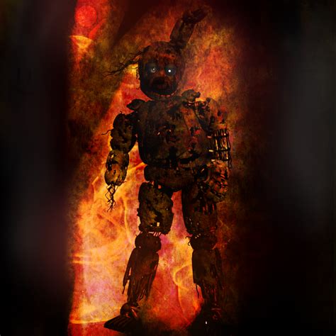 Springtrap In The Fire By Carlosparty19 On Deviantart